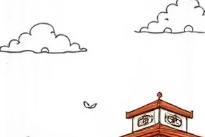 《第九格抽屉》封面,打开的木抽屉里躺着一张手绘星图